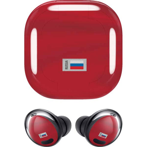 Russia Soccer Flag Galaxy Buds Pro Skin